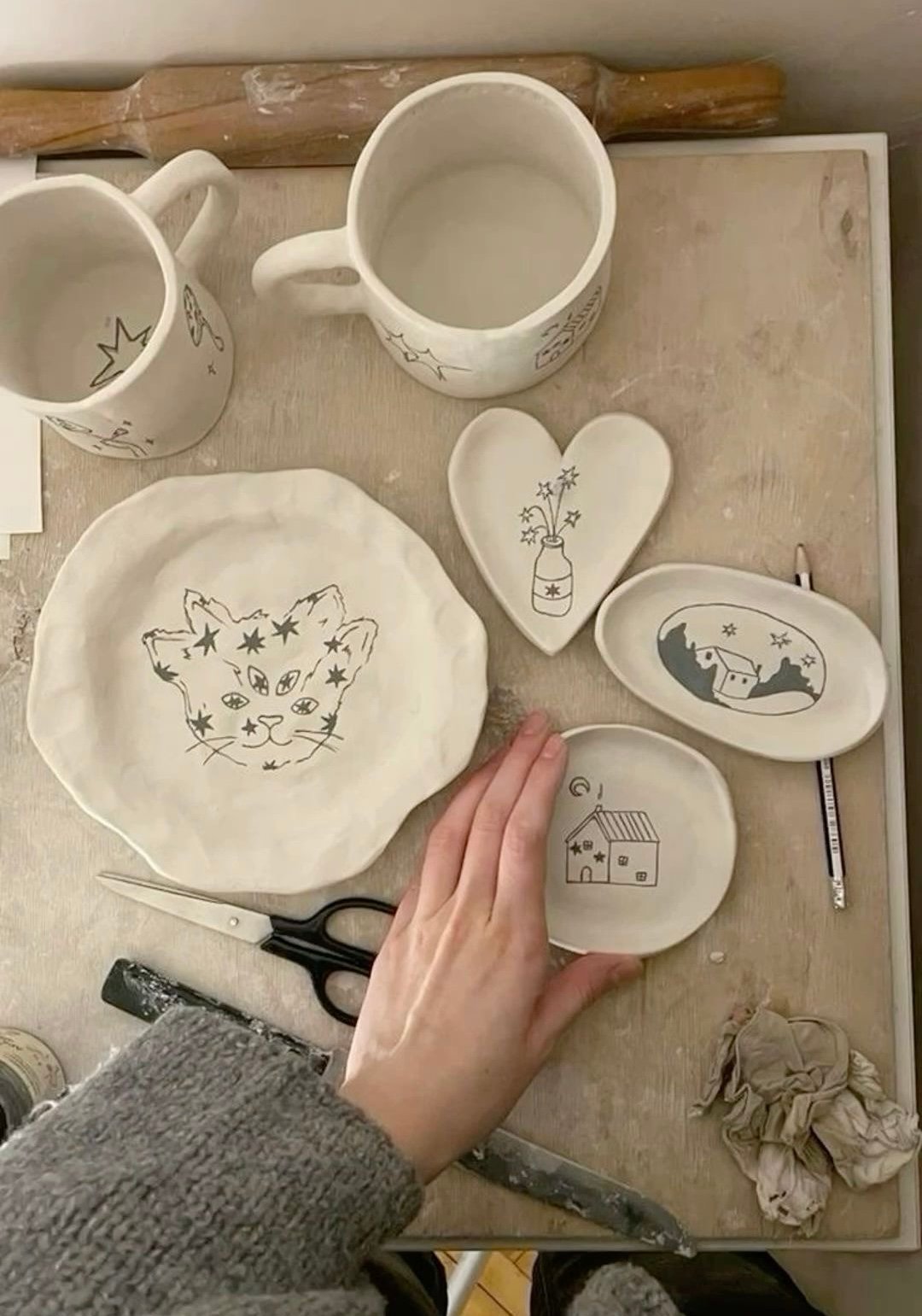 Jogo delicado feito por nossa aluna Luiza